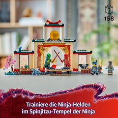 LEGO NINJAGO Tempio Ninja Spinjitzu - Set da gioco con 4 minifigure e 1 personaggio del drago - Set da costruzione - Regalo di Natale o di compleanno per ragazzi e ragazze dai 4 anni 71831 Set da costruzione Besuche den LEGO-Store