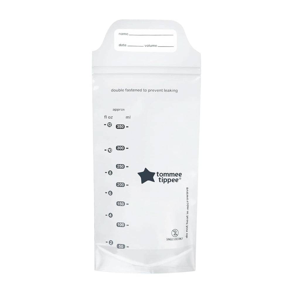 Tommee Tippee Closer to Nature Sacchetti per la conservazione del latte materno, presterilizzati, 350 ml Accessori Alimentazione e Allattamento Bebe Naty Shop