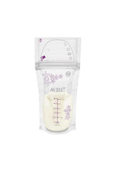 Borsa per latte materno Philips Avent 180Ml per conservare e congelare il latte materno, SCF603/25, Presterilizzata, 25 pezzi Accessori Alimentazione e Allattamento Bebe Naty Shop