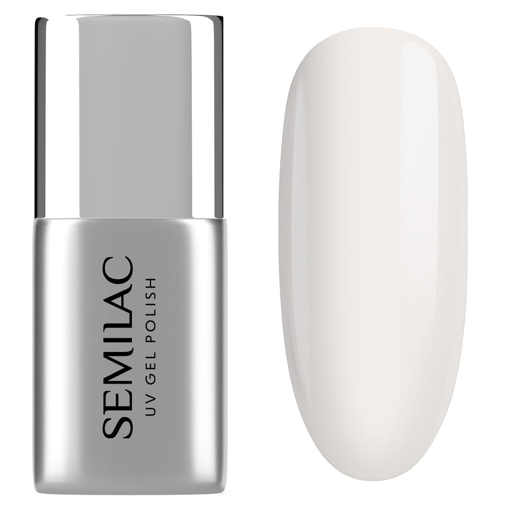 Semilac Top Coat Smalto per Unghie 7ml, Innovativo, UV/LED, Smalto Ibrido, Finitura Lucida, Protegge, Trasparente