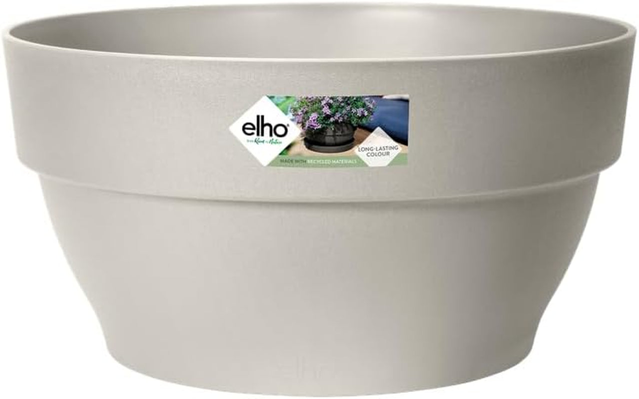elho Vibia Campana Bowl 27 - Ghiveci de flori pentru exterior - Ø 27,0 x H 14,0 cm - Negru/Antracit