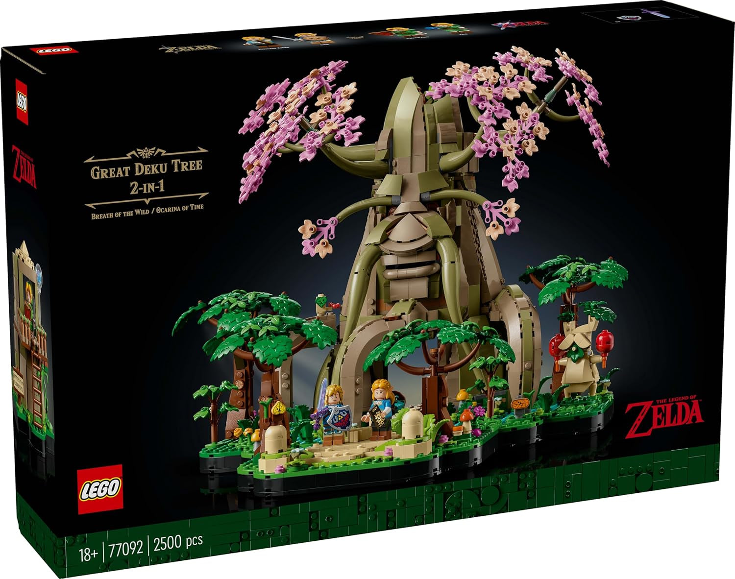 LEGO The Legend of Zelda Deku Tree 2-in-1 - pezzo da collezione con le minifigure della Principessa Zelda e 3 Link - set da costruzione per adulti e idea regalo per gli appassionati di videogiochi - 77092 Set da costruzione Besuche den LEGO-Store