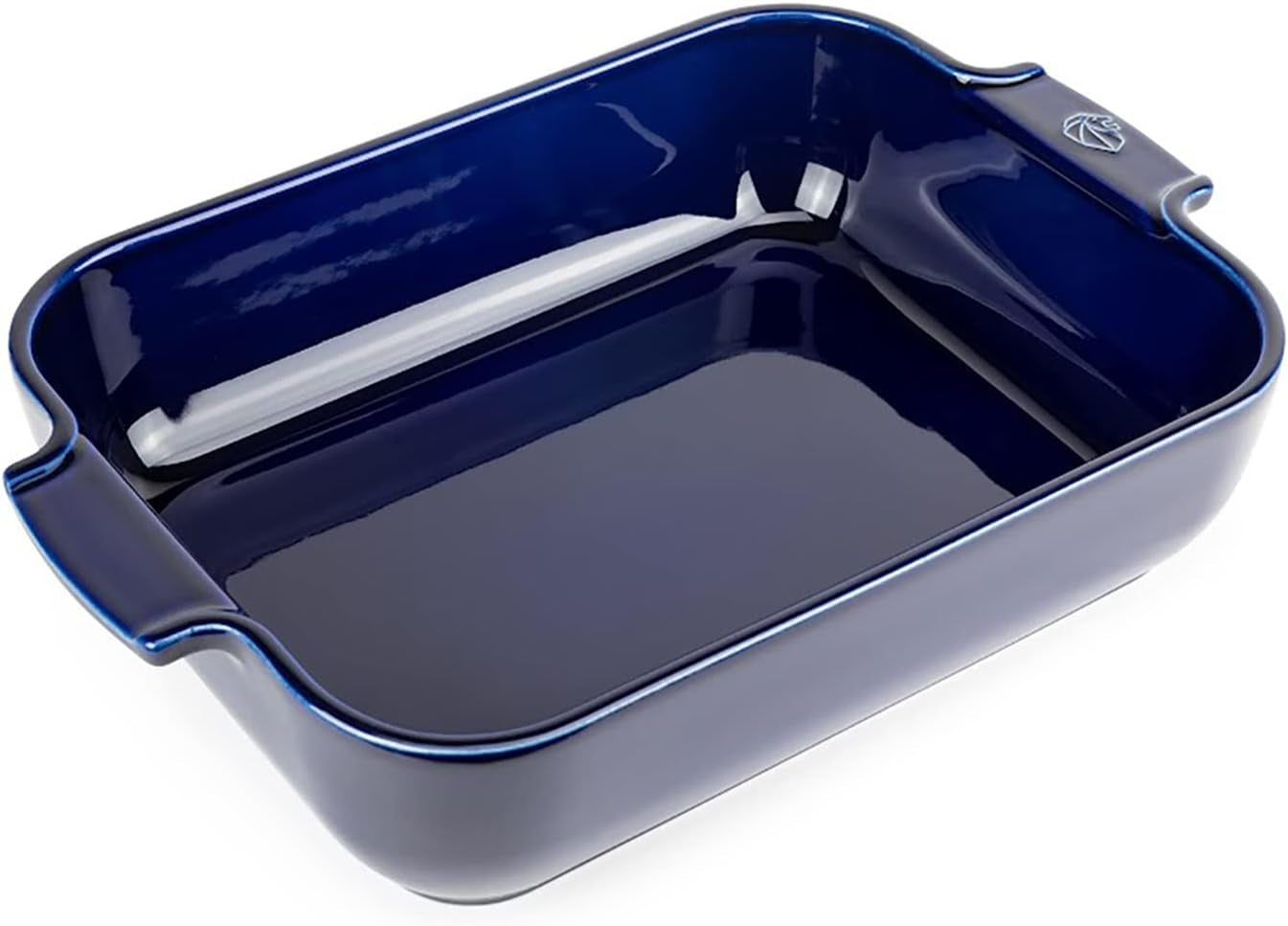 Peugeot Appolia Rechteckige Auflaufform Mit Griffen, Keramik, Schiefer / Grau, 7.2X31X21.7 Cm, Fassungsvermögen: Ca. 2 L, 60060 Stampi e teglie Naty Shop Blau