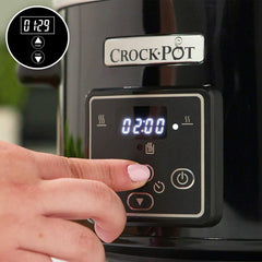 Slow Cooker digitale Crockpot, funzione mantenimento in caldo, 2,4 litri (1-2 persone) Slow Cooker Naty Shop