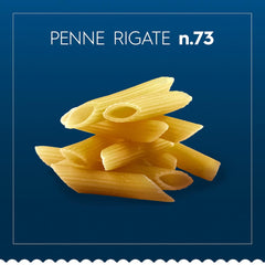 Pasta Barilla Classica Penne Rigate Nr. 73 di semola di grano duro di alta qualità, sempre al dente (1 x 500 g)