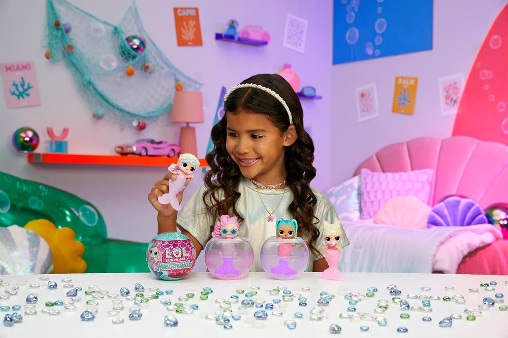 LOL Sorpresa! Sirene più piccole - Mini bambole alla moda con code che cambiano colore - Adatte per collezionisti, ragazze e ragazzi dai 4 anni in su Naty Shop Dolls