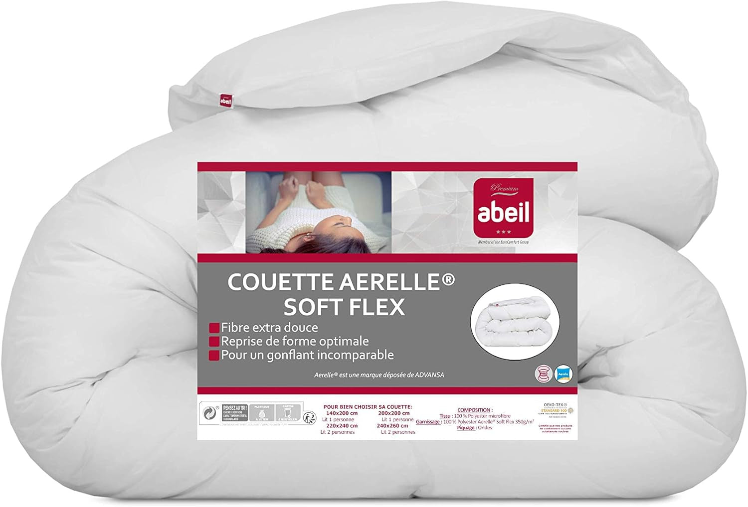 Trapunta Soft Flex, poliestere, bianco, 240 X 260 cm Naty Shop trapunte e trapunte 240 X 260 cm