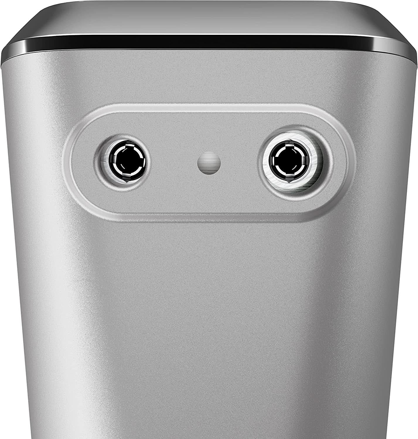 Krups GN9121 3 Mix 9000 Sbattitore manuale | 750 Watt | Geschwindigkeitsregler | Modalità Turbo | Auswurfffunzione | Impugnatura ergonomica incl. Schneebesen, Knethaken, Pürierstab-Aufsatz, Messbecher | Negozio Weiß/Silber Naty