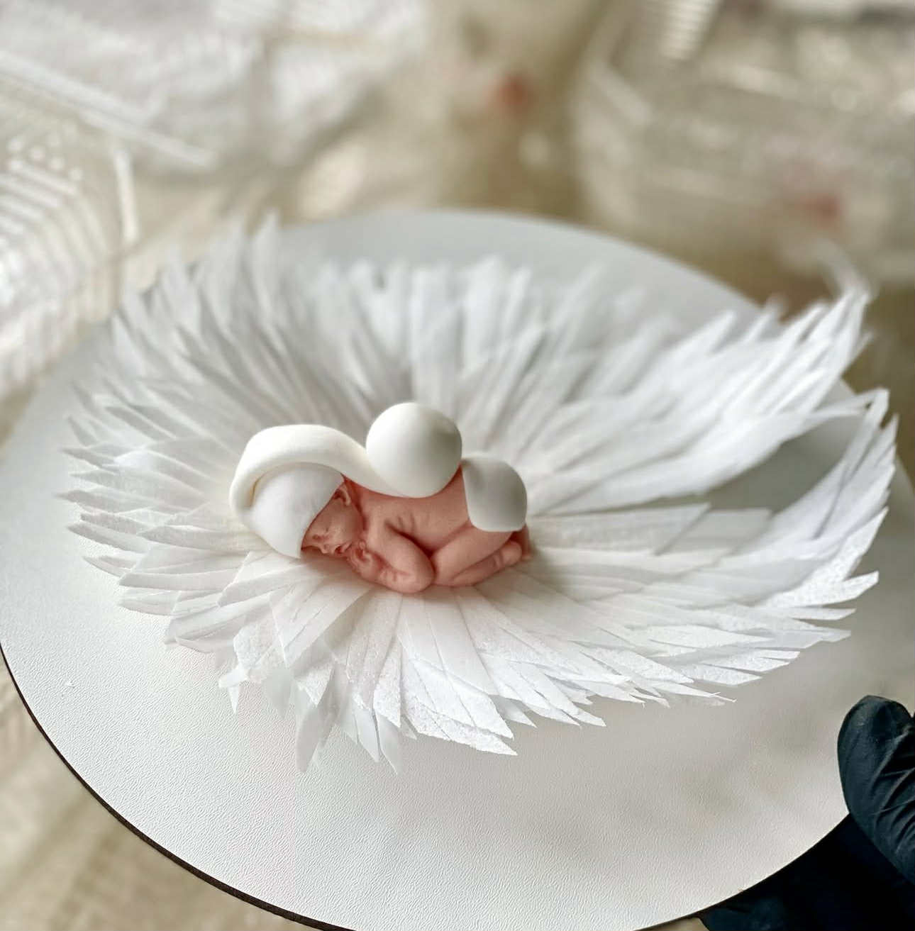 Decorazione commestibile, Battesimo, Cappello