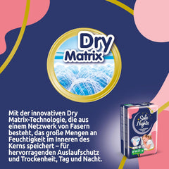 Safe Nights Girl, Indumenti da notte assorbenti per ragazze 8-16 anni (30-50 kg), confezione da 14