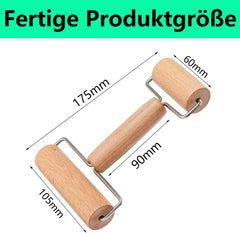 Nudelholz, Teigroller, Nudelholz Holz, Mattarello, Teigroller Holz, Teigrolle, Geeignet zum Backen und Kochen in der Heimischen Küche, Tortilla, Pizza, Plätzche