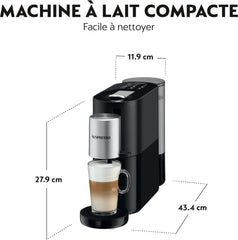 Espressor Krups Nespresso, Espressor cu capsule de cafea, Stil espresso Barista, Spumator de lapte, Fabricat în Franța YY4355FD