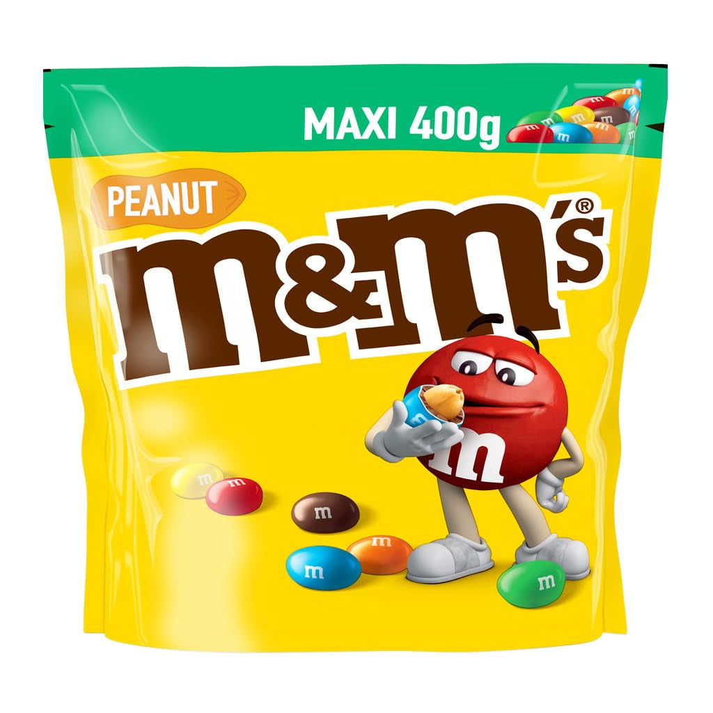 M&M'S Croccanti, gocce di cioccolato con nucleo croccante Naty Shop Caramelle al cioccolato alle arachidi 400G