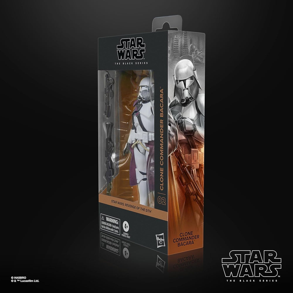 Star Wars Black Series Clone Commander Bacara, Star Wars: Ahsoka Premium Figure da collezione (15 cm) Action Figures Naty Shop