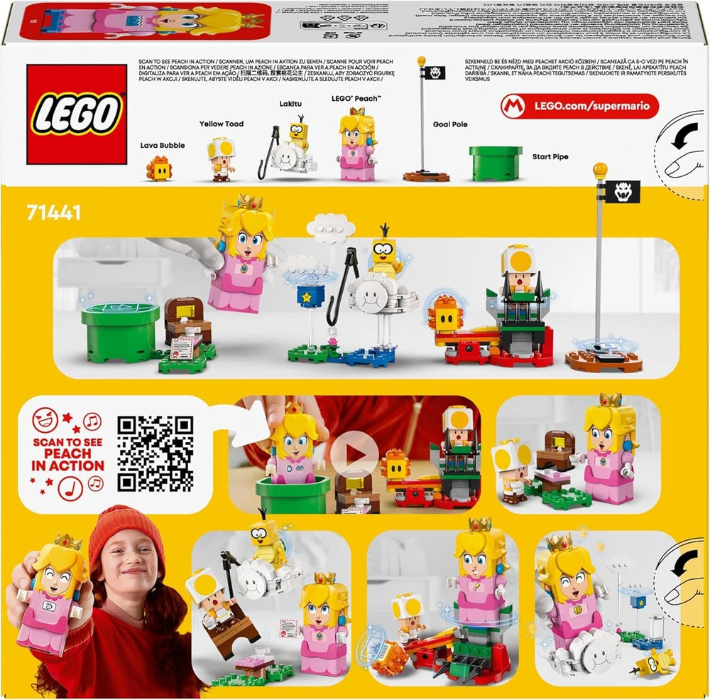 LEGO Super Mario Adventures con Peach interattivo, set da gioco per bambini con Toad giallo, regalo Nintendo per ragazzi, ragazze e tutti i giocatori dai 6 anni 71441 Set da costruzione Besuche den LEGO-Store