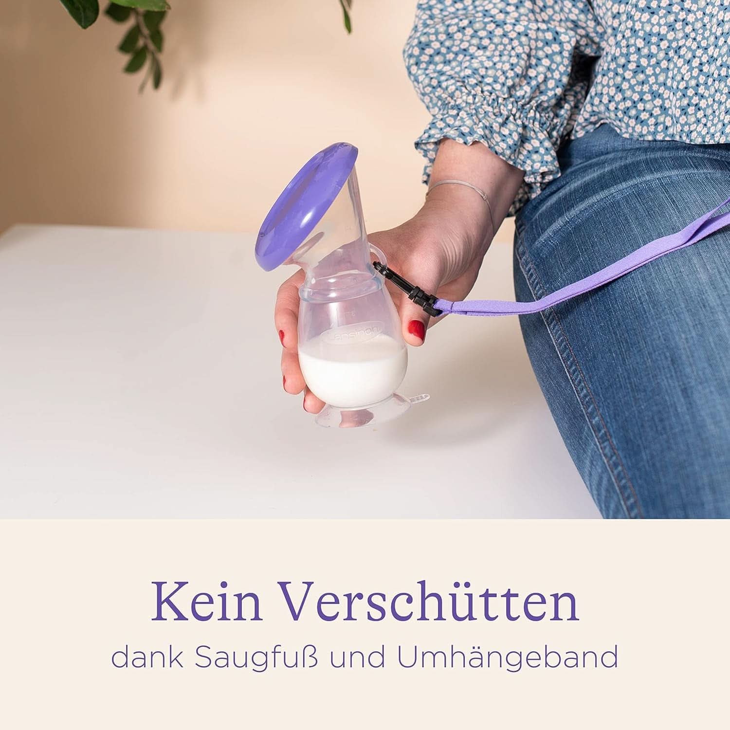 Lansinoh Silikon Milchpumpe & Muttermilchauffänger - Angenehmes & Extrem Weiches Silikon - Rettet Jeden Tropfen Muttermilch - Alternative Zu Milchauffangschalen, 1 Stück (1Er Pack) Accessori Alimentazione e Allattamento Bebe Naty Shop