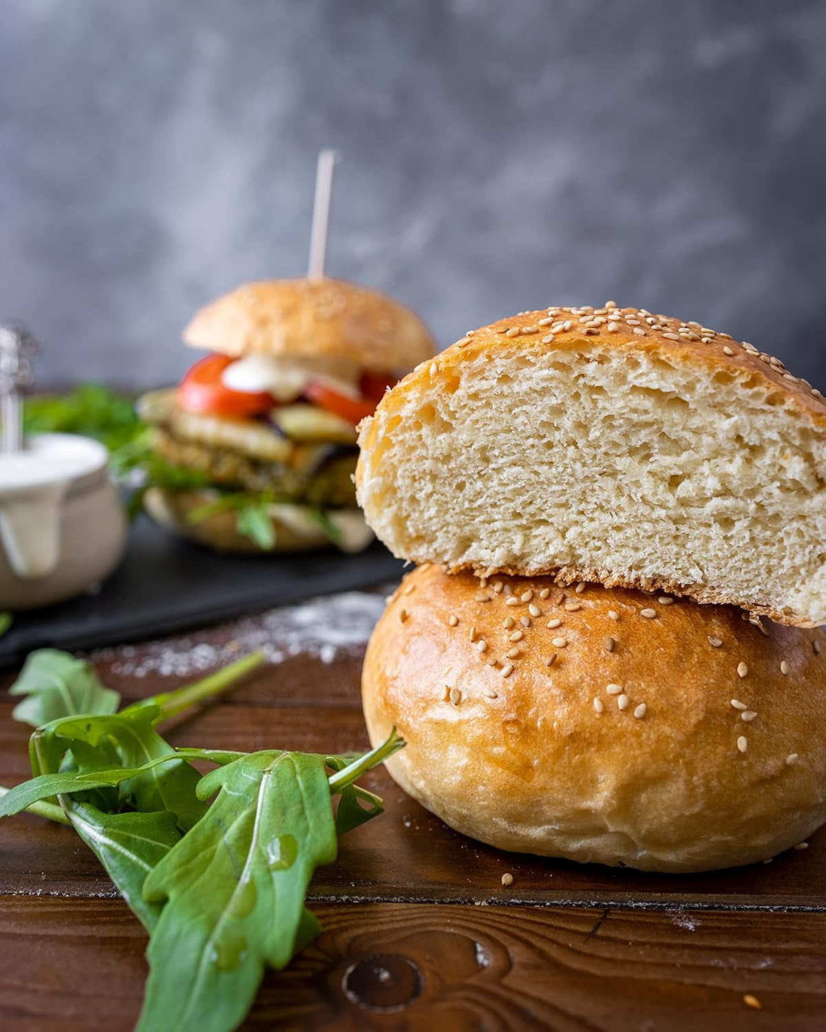 RUF Lievito Madre Sauerteig, Milder Weizen-Sauerteig, Mutterteig, Kurze Teigruhe Durch Enthaltene Trockenhefe, Lievito Madre Getrocknet Für Brot, Baguette, Focaccia, 3X35G Miscela per panificazione e cottura Naty Shop