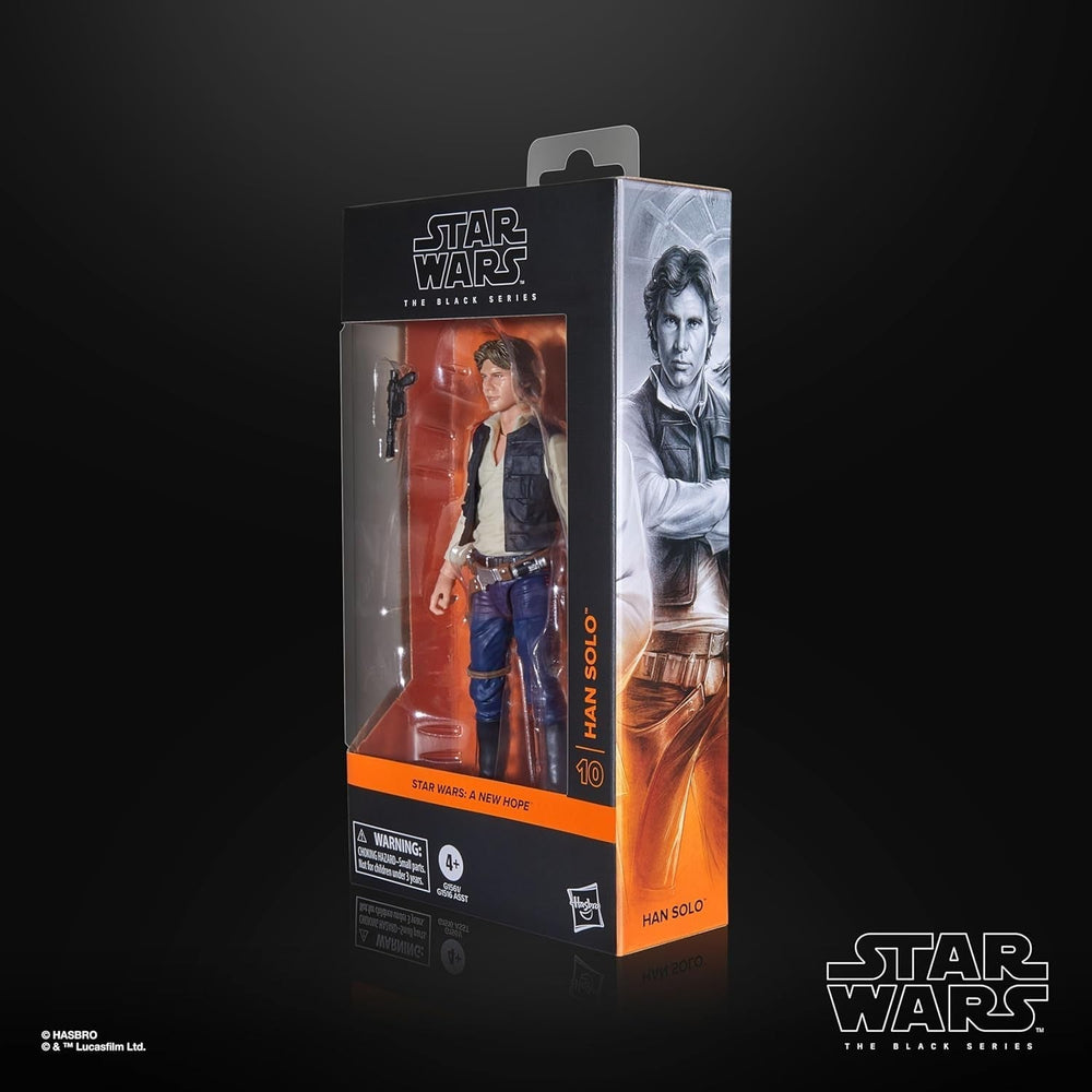 Star Wars The Black Series Han Solo, Star Wars: A Hope Premium Action Figure da collezione (15 cm) Action figures Naty Shop
