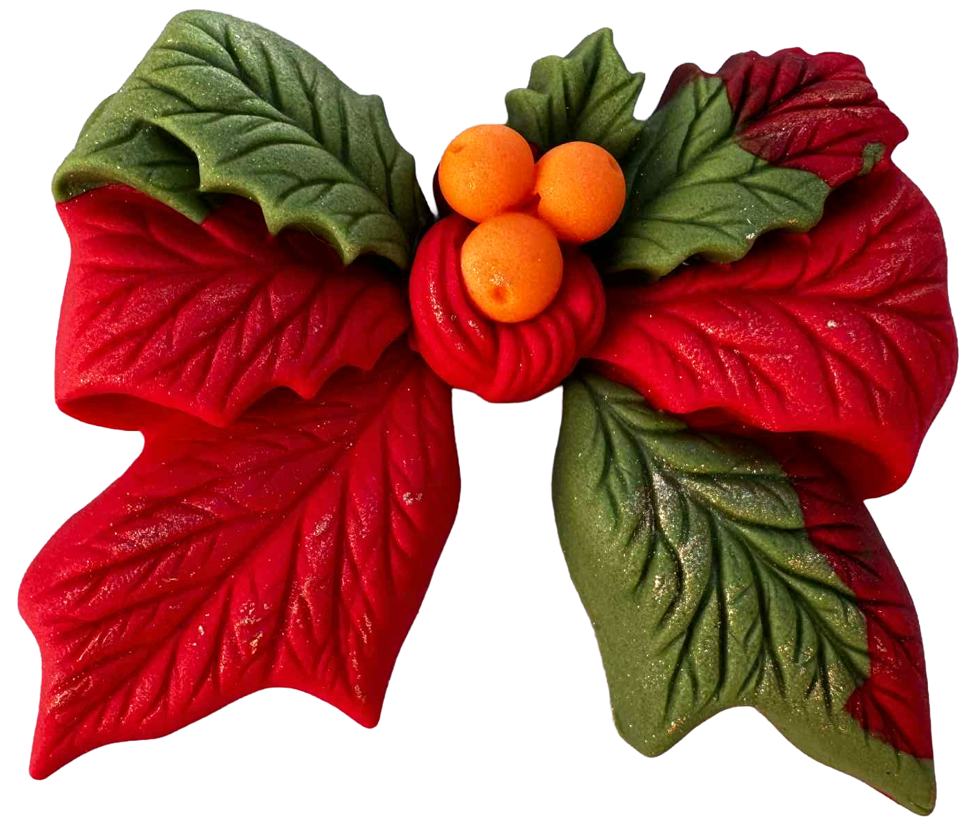 Fiore di Natale commestibile – decorazione per torte