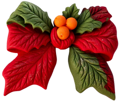 Fiore di Natale commestibile – decorazione per torte