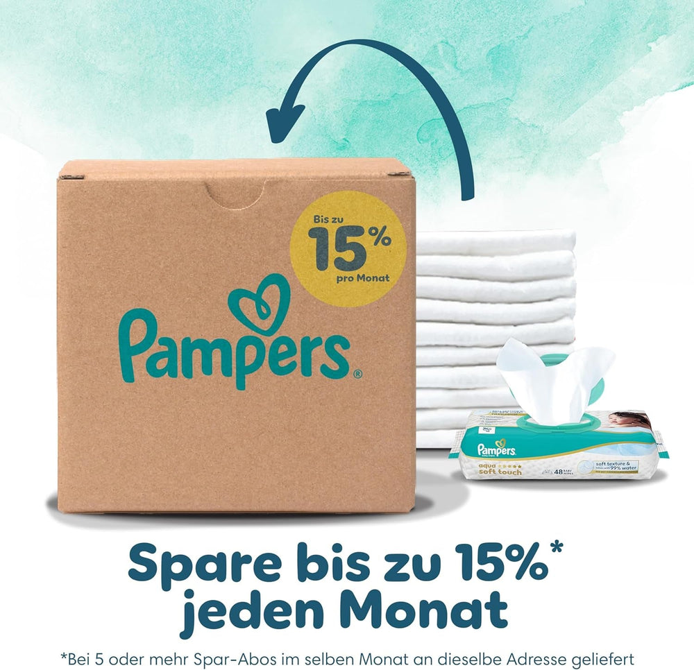 Scutece Pampers Harmony mărimea 4, 174 scutece, 9 kg-14 kg, protecție delicată a pielii cu protecție 100% Pampers