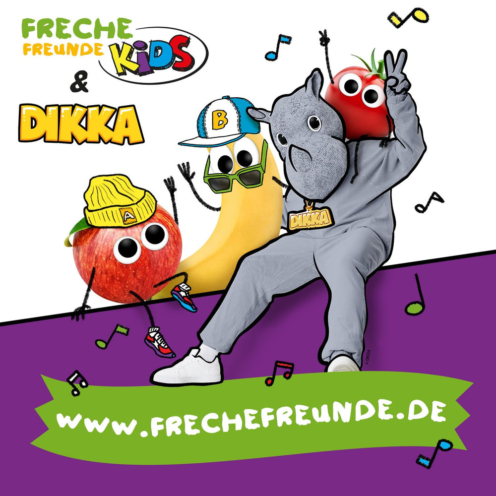 FRECHE FREUNDE KIDS, Bobs & DIKKAs Muesli Croccante Alla Banana E Cacao, Muesli Croccante Al Cioccolato Per Bambini, A Basso Contenuto Di Zuccheri, Senza Additivi, 100% Vegano, 6 Pezzi (6 x 280g)