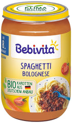 Menu Da 8 mesi Spaghetti alla Bolognese, conf. da 6 (6 X 220 grammi), medio Mamma e Bambino Naty Shop 220 grammi Spaghetti alla Bolognese