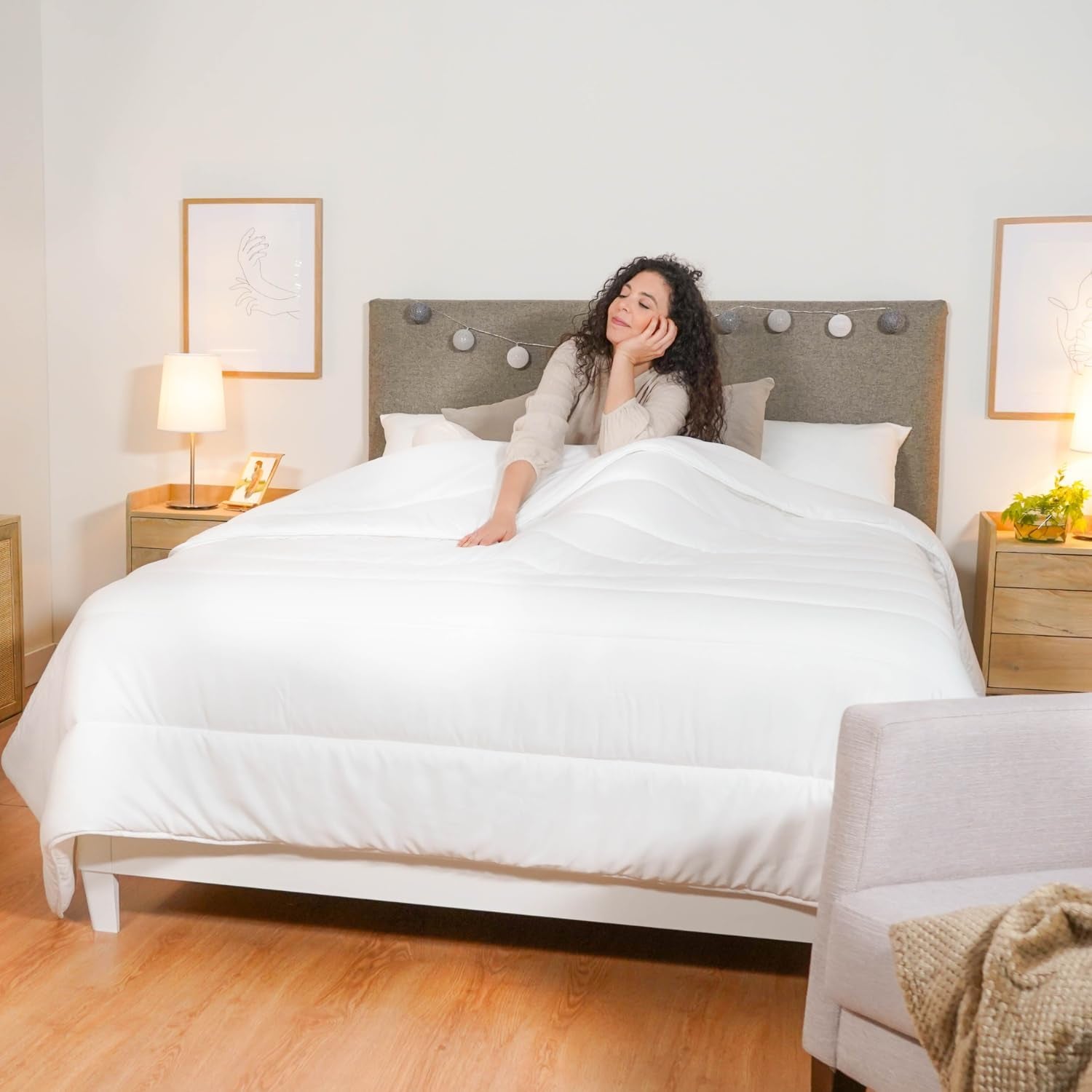 Pikolin Home - Lenzuolo personalizzabile in cotone 100%, traspirante, durevole e resistente Trapunte e trapunte Naty Shop