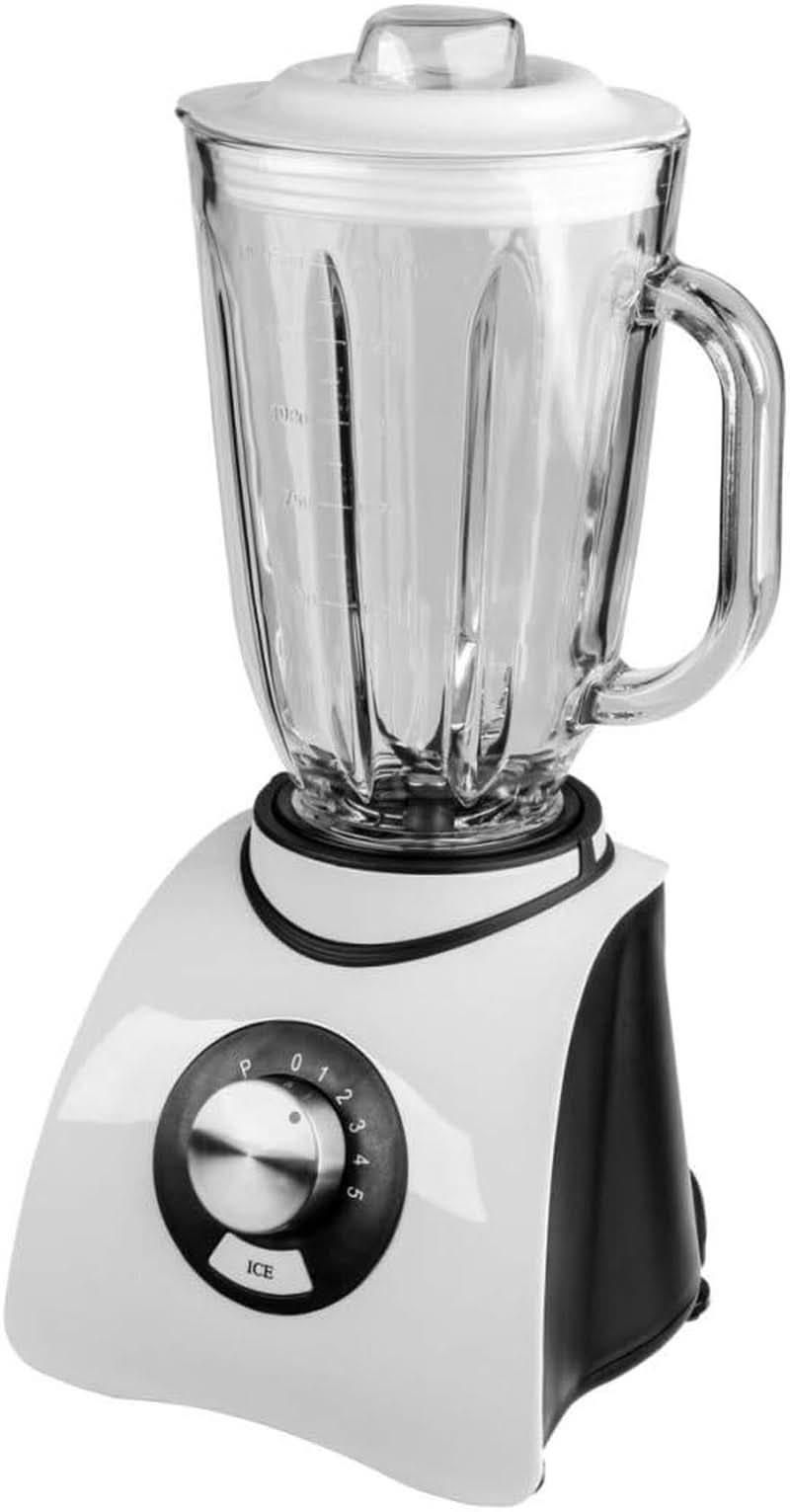 Gastroback 40898 Vital Basic, con funzione Ice-Crush integrierter, Leistungsstarker 600 Watt Motor Mixer, Kunststoff, 1,5 Litri, Bianco Kitchen Naty Shop