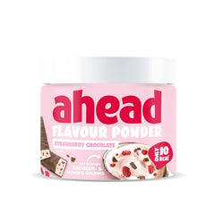 Ahead Flavor Powder, Cioccolato alla fragola 250 grammi, 83 porzioni Arome Naty Shop Cioccolato alla fragola