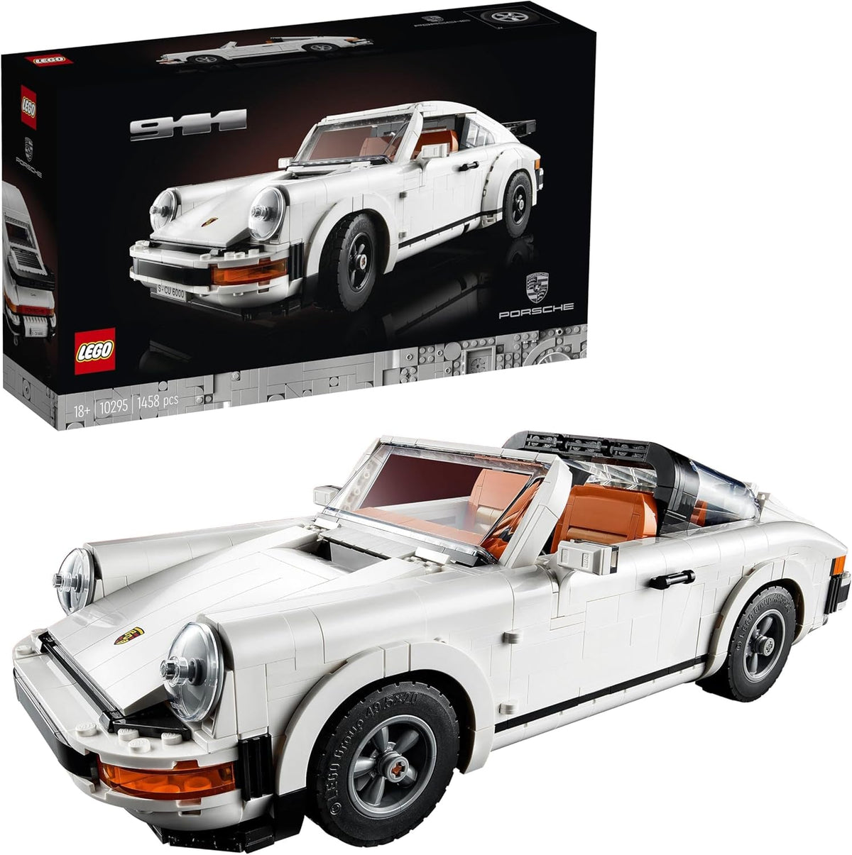 LEGO Icons Modello di auto Porsche 911 per adulti, kit modello di auto da corsa da collezionare 10295 set di costruzione Besuche den LEGO-Store Single