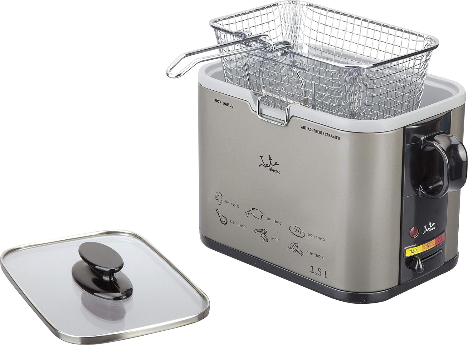 Tamaño FR326E - Friggitrice, 1000 Watt, 1,3 Litri Naty Shop Appliances