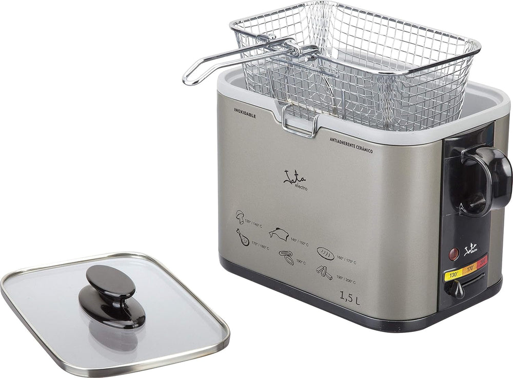 Tamaño FR326E - Friggitrice, 1000 Watt, 1,3 Litri Naty Shop Appliances