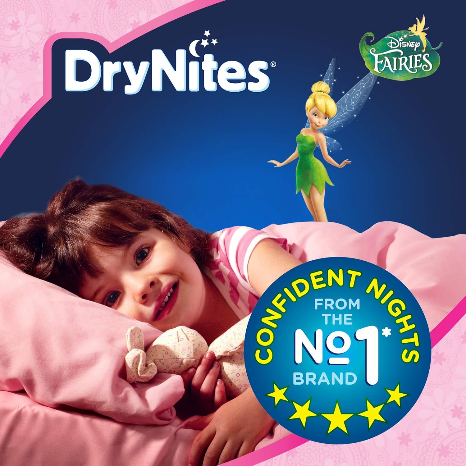 Pantaloni pigiama DryNites per ragazze 3-5 anni 1 confezione (1 x 16 pezzi)