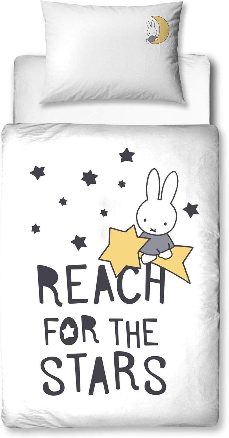 Lenjerie de pat pentru copii, iepuras si stele, bumbac Lenjerie de pat - copii Naty Shop Default Title