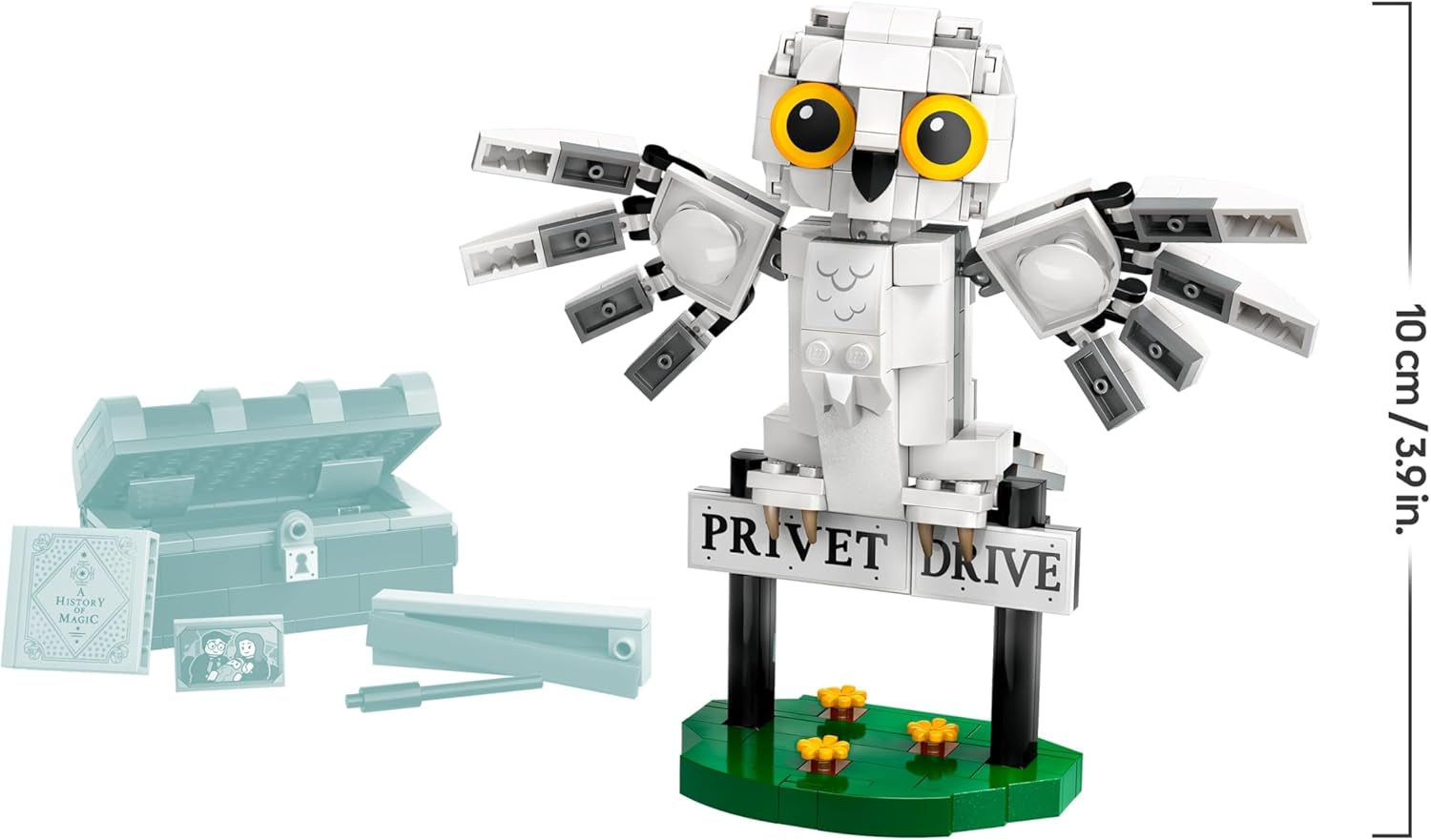 LEGO Harry Potter Hedwig im Ligusterweg 4 Set mit Spielzeug-Eule für Kinder, baubare Tier-Figur mit Hogwarts-Koffer, kleines Geschenk für Jungs, Mädchen und alle Fans ab 7 Jahren 76425
