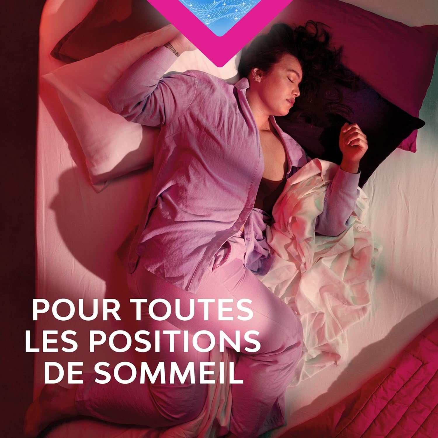 Șervețele igienice Ultra Goodnight cu aripi - Flux Very Abondants - 10 șervețele în plicuri individuale