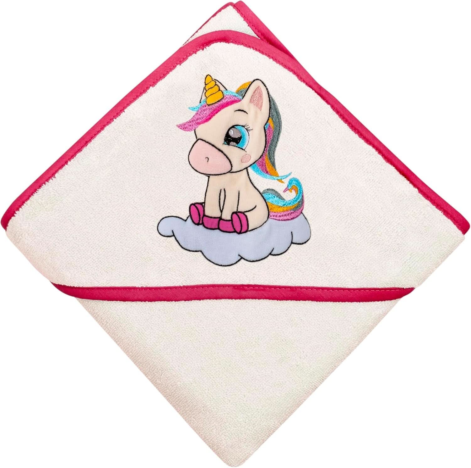 LAYNENBURG Asciugamano con cappuccio Premium Baby, 100% cotone - Oeko TEX, 80 x 80 cm Mamma e Bambino Naty Shop