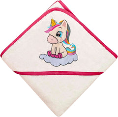 LAYNENBURG Asciugamano con cappuccio Premium Baby, 100% cotone - Oeko TEX, 80 x 80 cm Mamma e Bambino Naty Shop