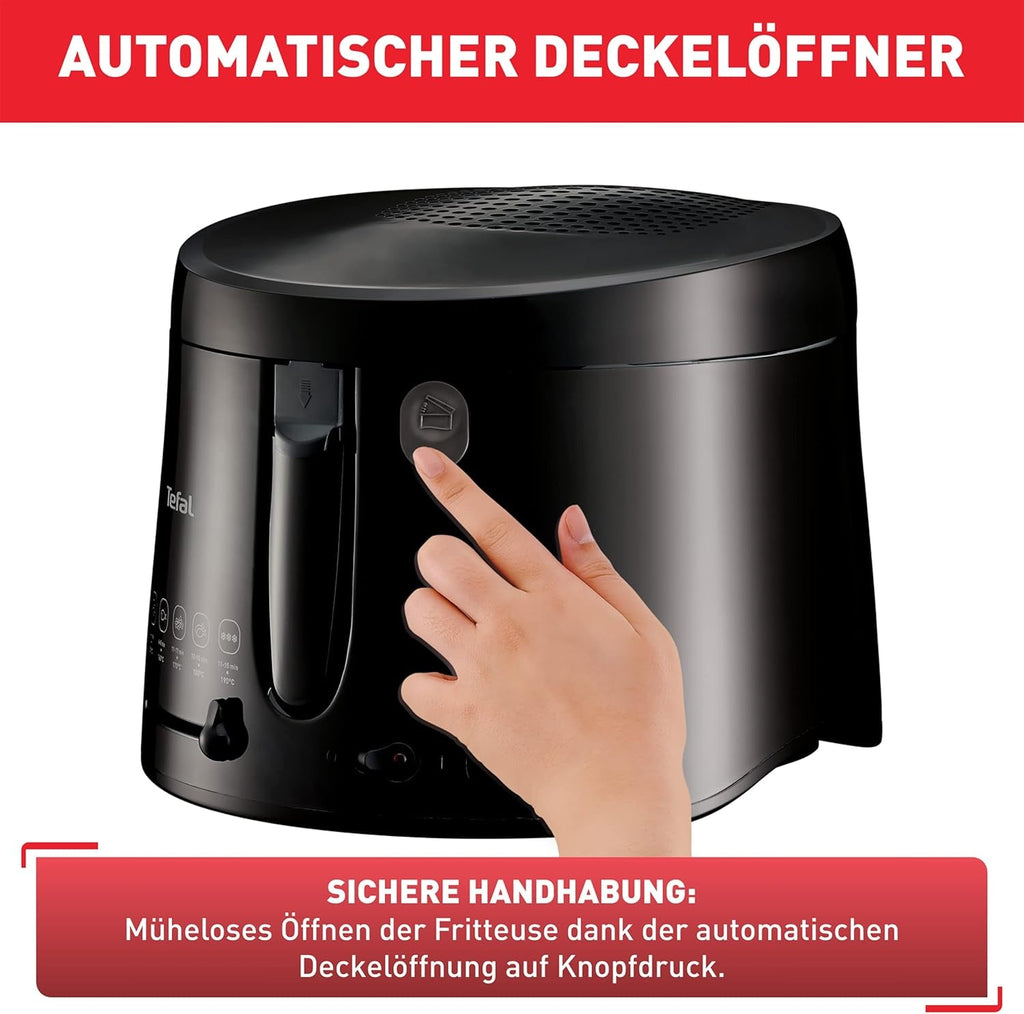 Friteuză Tefal Maxi Fry, Tehnologie Cool Wall, 1.2 Kg, termostat reglabil Electrocasnice Naty Shop