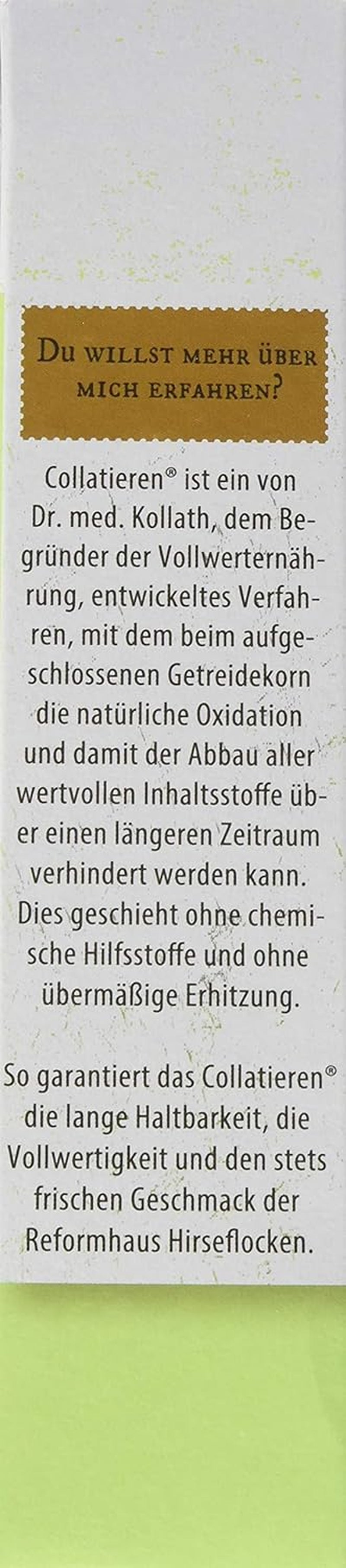 Hirse-Flocken Bio, 6Er Pack (6 X 400 G) Cereale Naty Shop