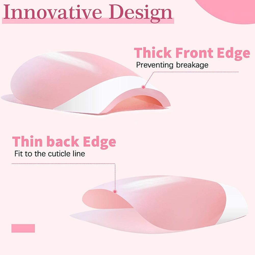 Set 240 de unghii false franceze scurte, unghii artificiale pătrate, unghii de lipit cu lipici, vârfuri de unghii acrilice, unghii false pentru femei, artă unghii DIY