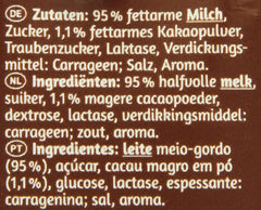 Latte al cioccolato, 250 ml