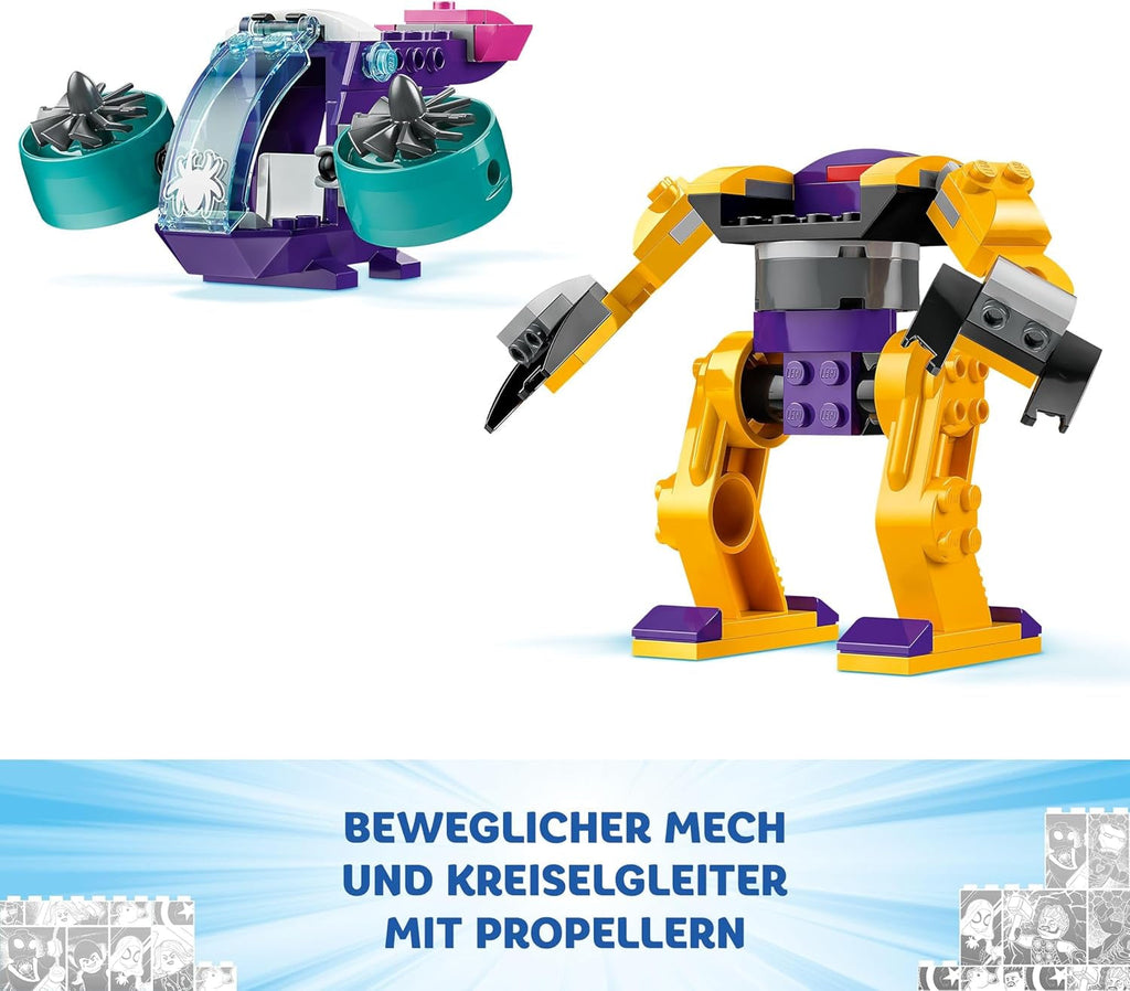 LEGO Marvel Sediul central al echipei lui Spidey, Spider-Man jucărie cu vehicul și Mech, cadou pentru băieți și fete de la 4 ani, care sunt fani ai serialului TV Spidey și super prietenii săi 10794 Seturi de constructie Besuche den LEGO-Store