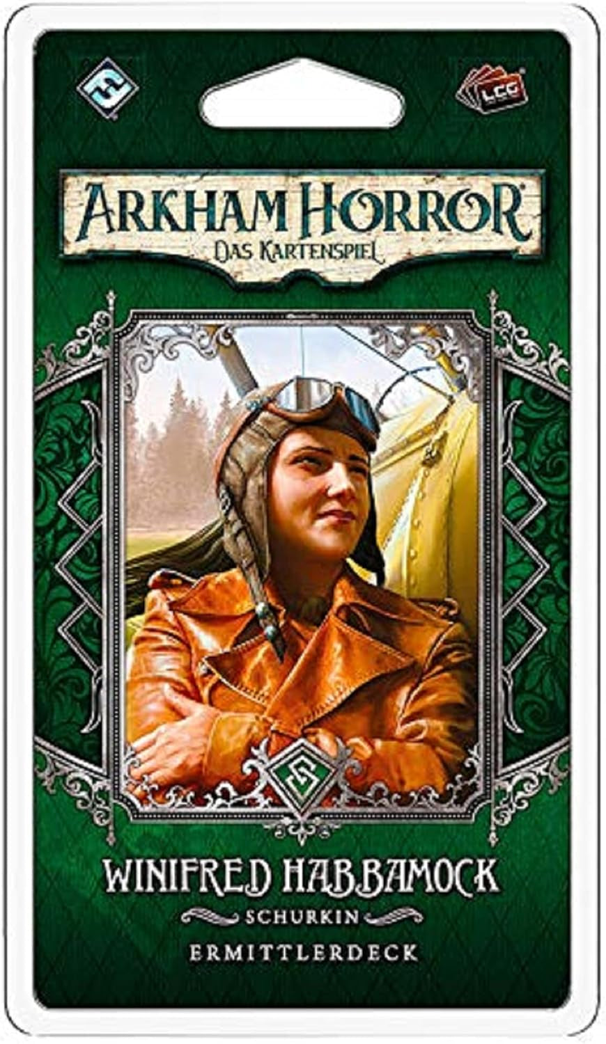 Fantasy Flight Games, Arkham Horror: LCG, Gioco base, Gioco per esperti, Gioco di carte, 1-4 giocatori, Età 14+, 45+ minuti, Tedesco, Multicolor, Colorato