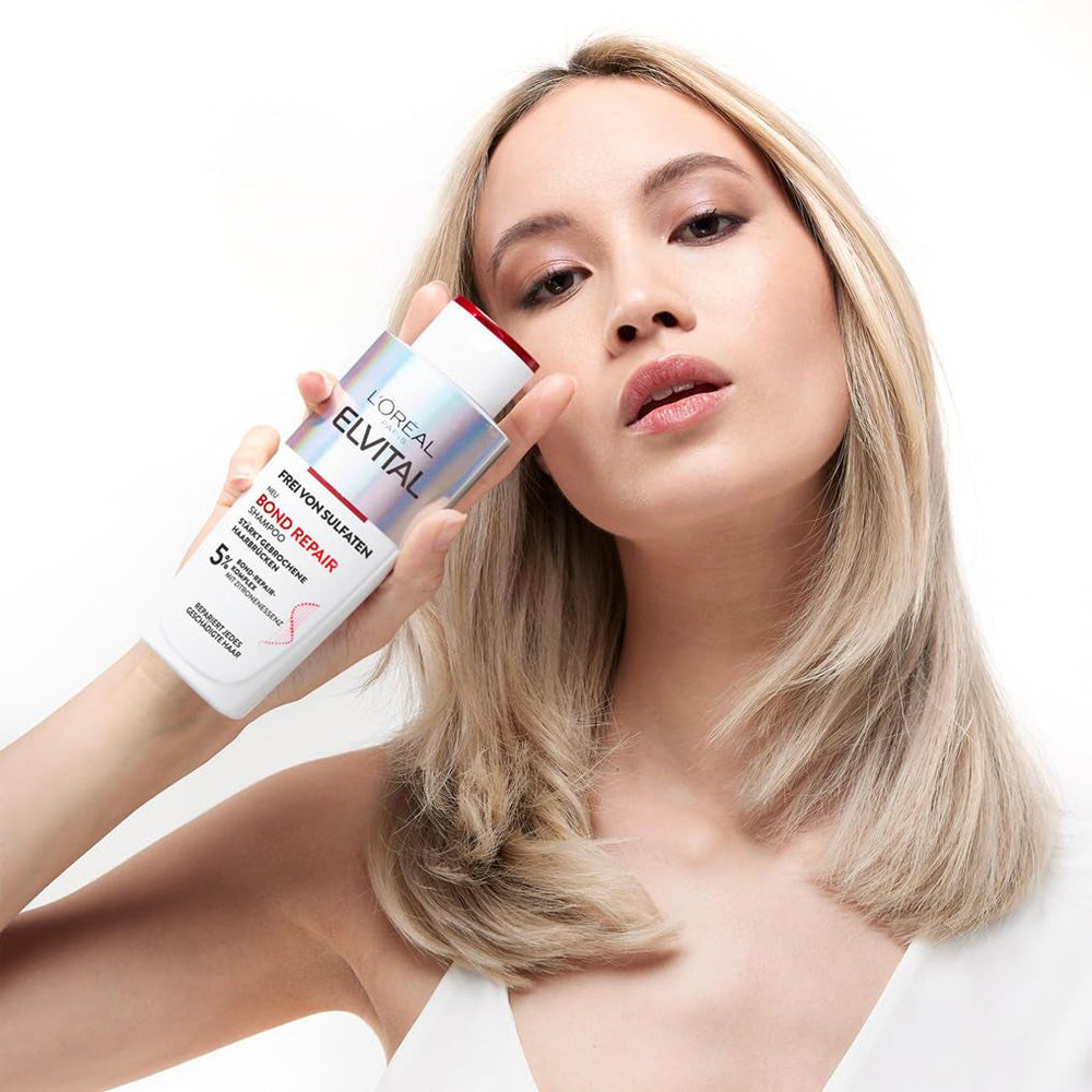L'Oréal Paris Elvital Bond Repair Shampoo, detergente delicato per la riparazione dei capelli Doccia e bagno L'Oréal