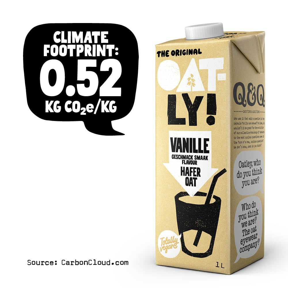 Oatly Haferdrink Vanille 1L (confezione da 6)