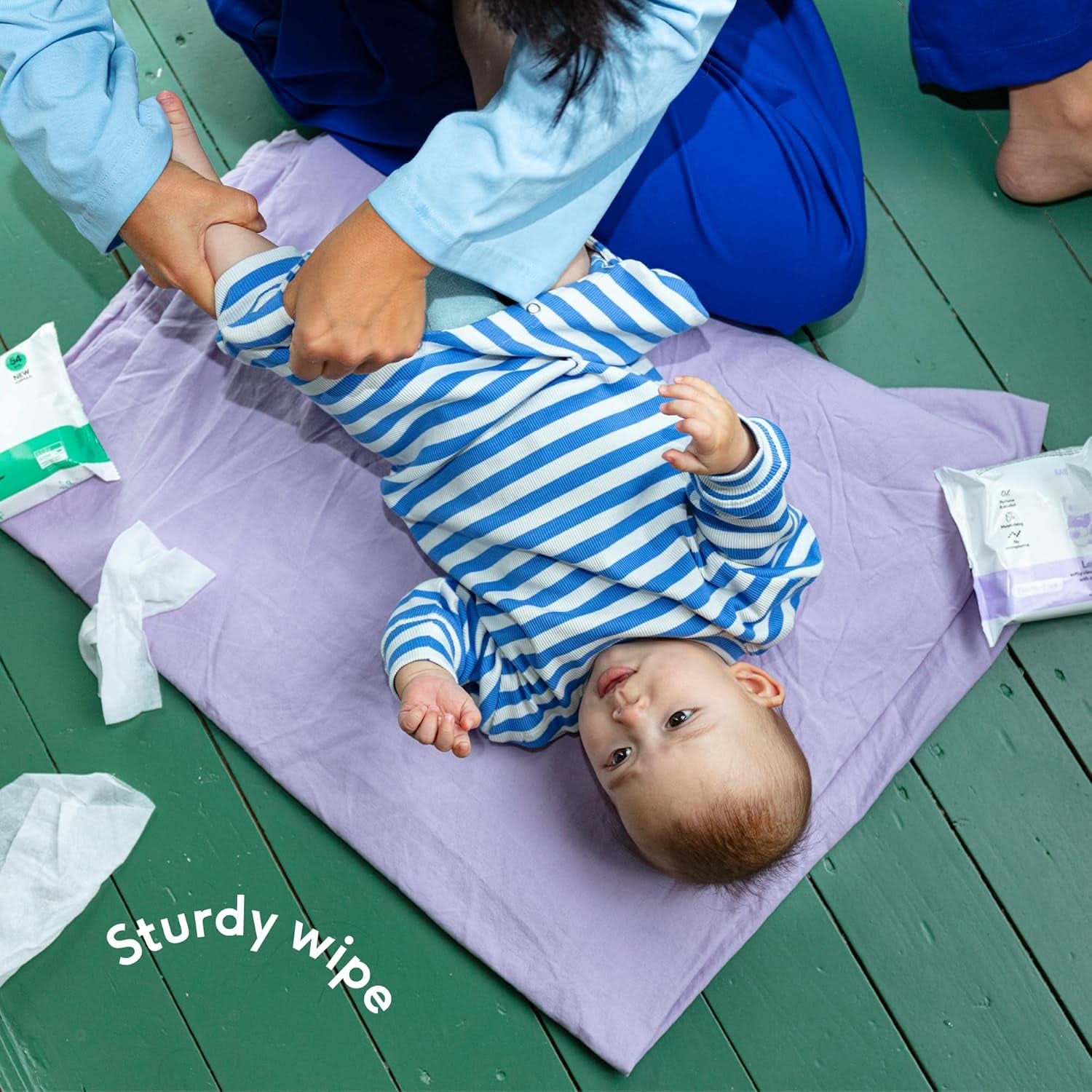 Naïf Plastikfreie Feuchttücher 432 Stück (8Er X 54 Feuchttuch) - Pflege Für Babypo, Körper Und Gesicht - 99% Aus Wasser - 0% Parfüm Und Alkohol - Nachhaltige Feuchttücherbox Eukalyptus Sensitiv Naty Shop