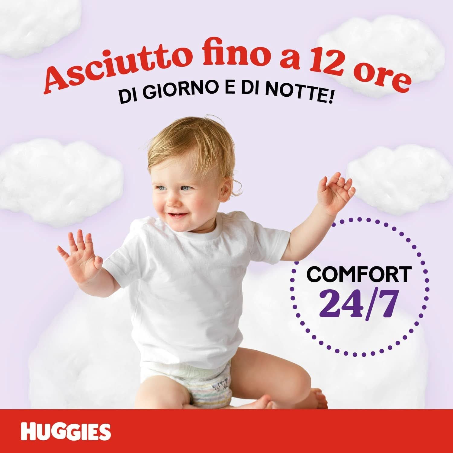 Pantaloni per pannolini Huggies Ultra Comfort Mamma e Bambino Naty Shop