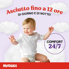 Pannolini Huggies Ultra Comfort, taglia 5 (12-17 kg), confezione da 56